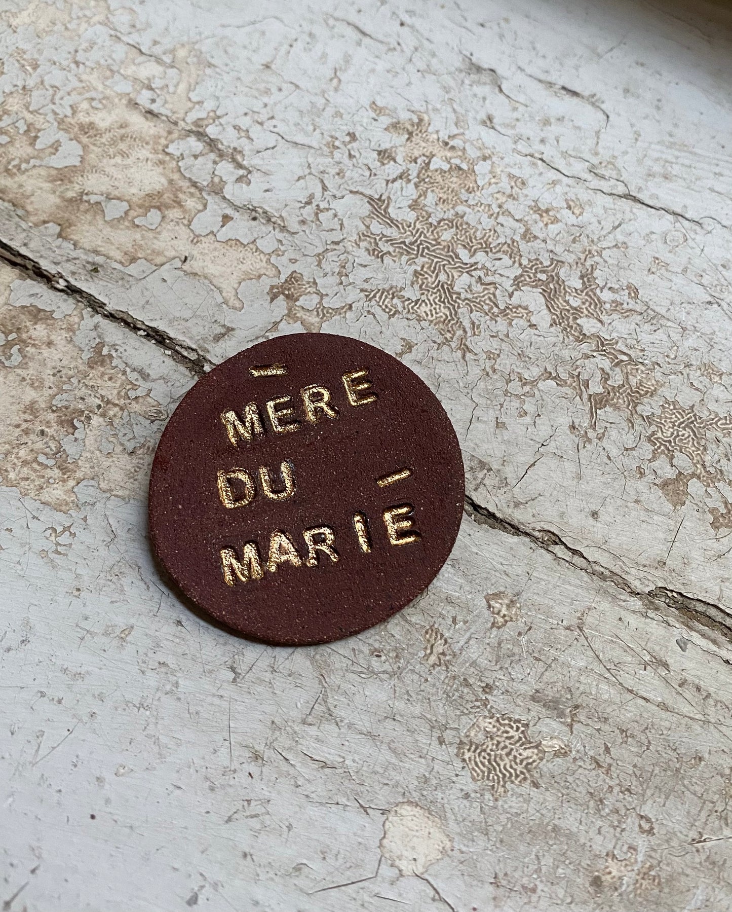 Badge  avec texte personnalisable ♡