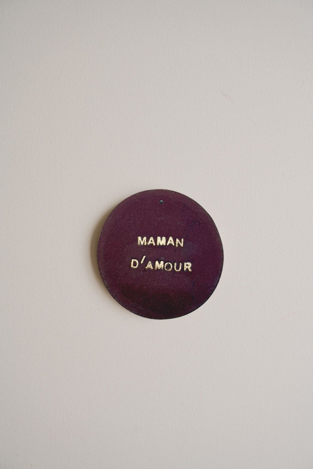 Plaquette décorative "MAMAN D'AMOUR "