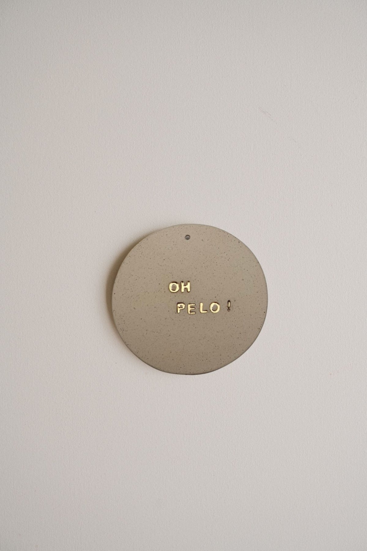 Plaquette "OH PELO"
