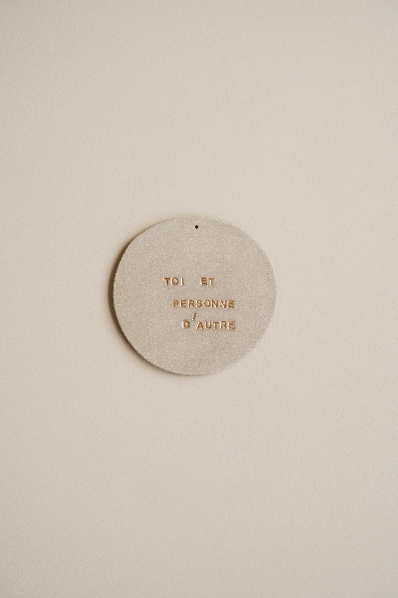 TOI ET PERSONNE D'AUTRE