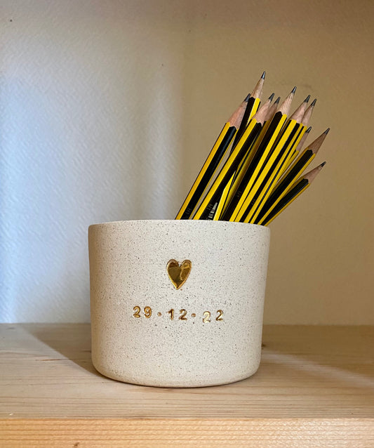 Pot avec texte personnalisable  ♡