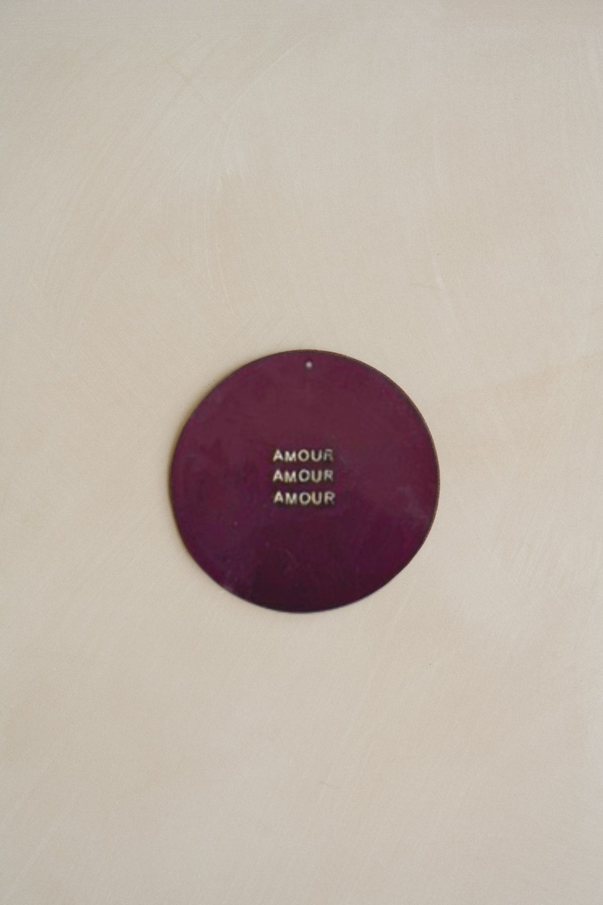 Plaquette décorative “AMOUR AMOUR AMOUR”