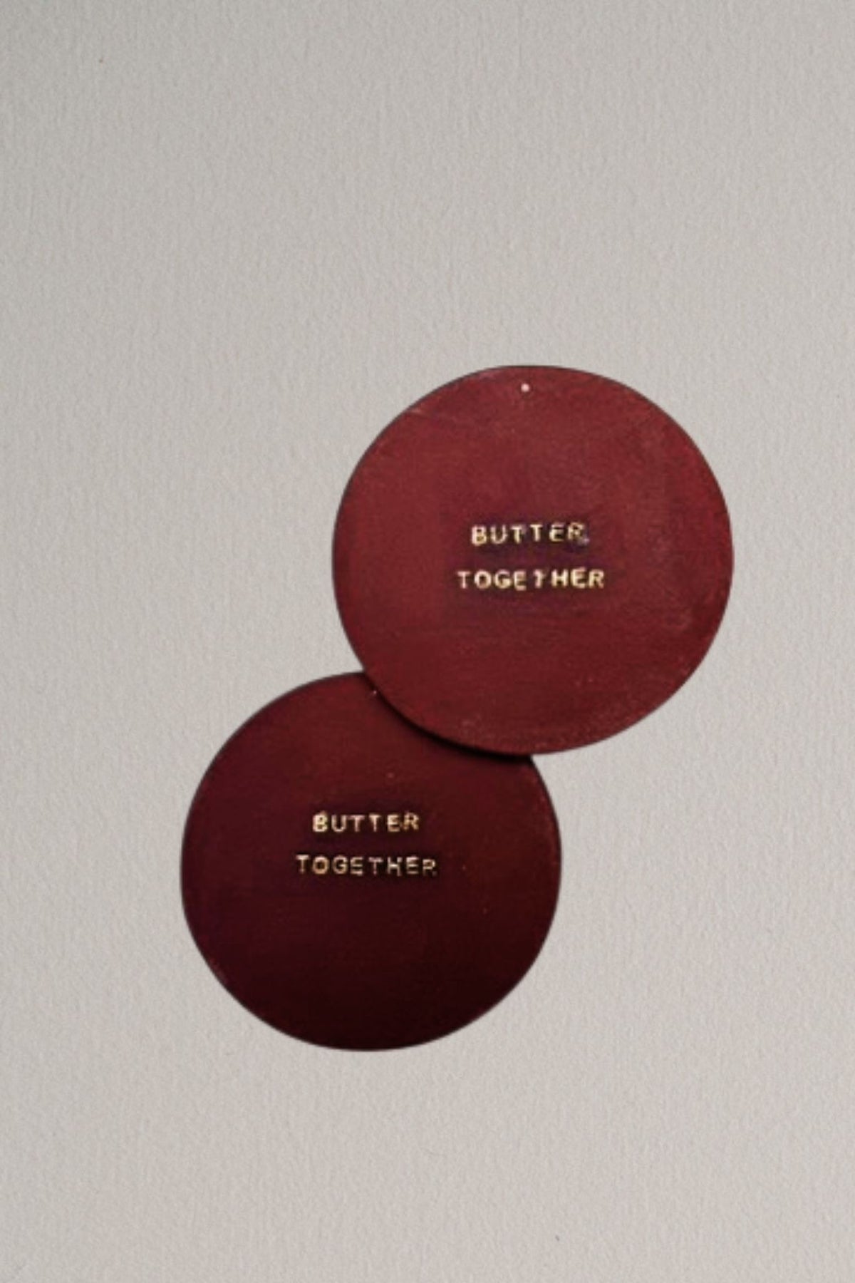 Plaquette décorative “BUTTER TOGETHER"