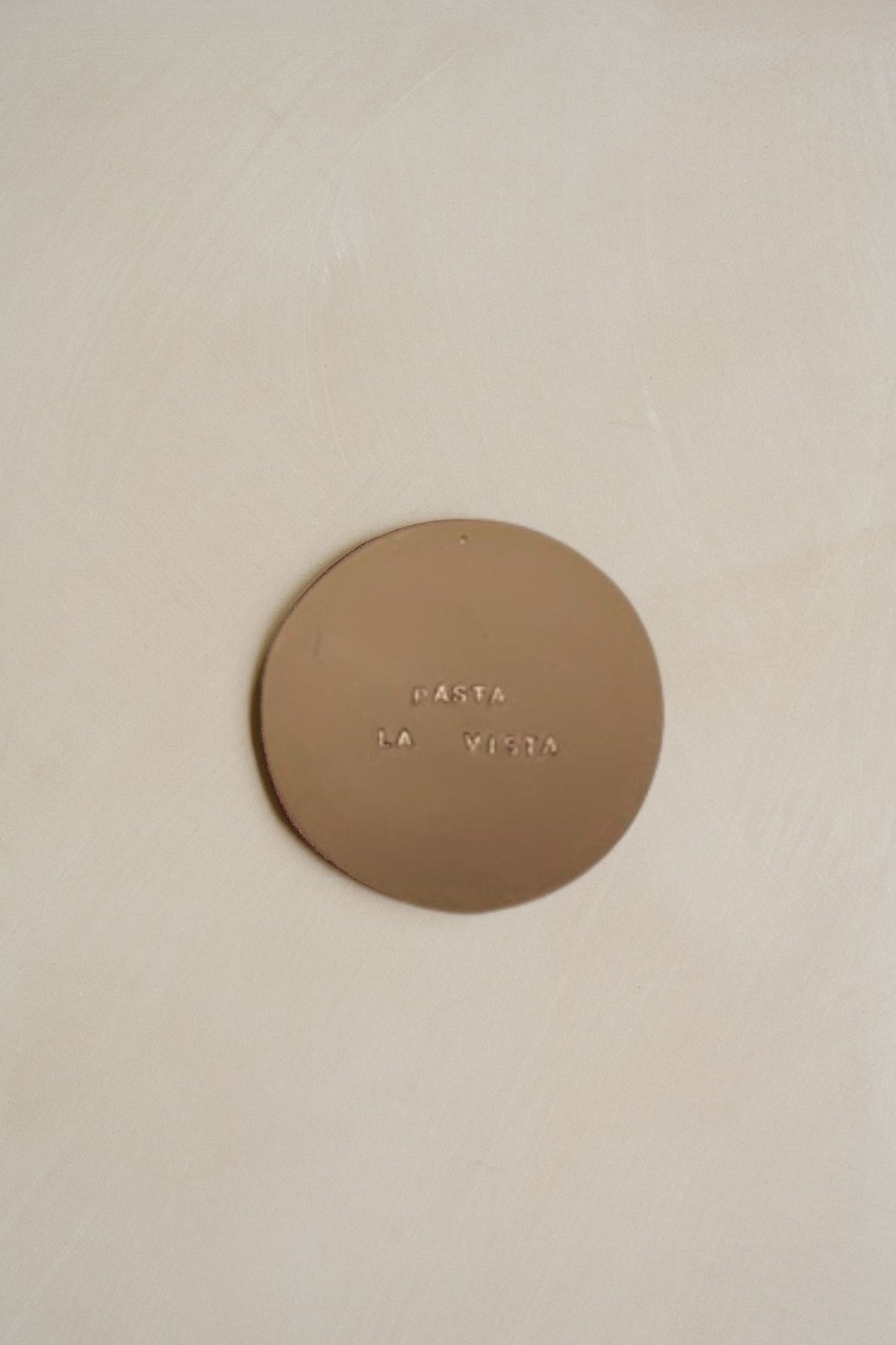 Plaquette décorative "PASTA LA VISTA"