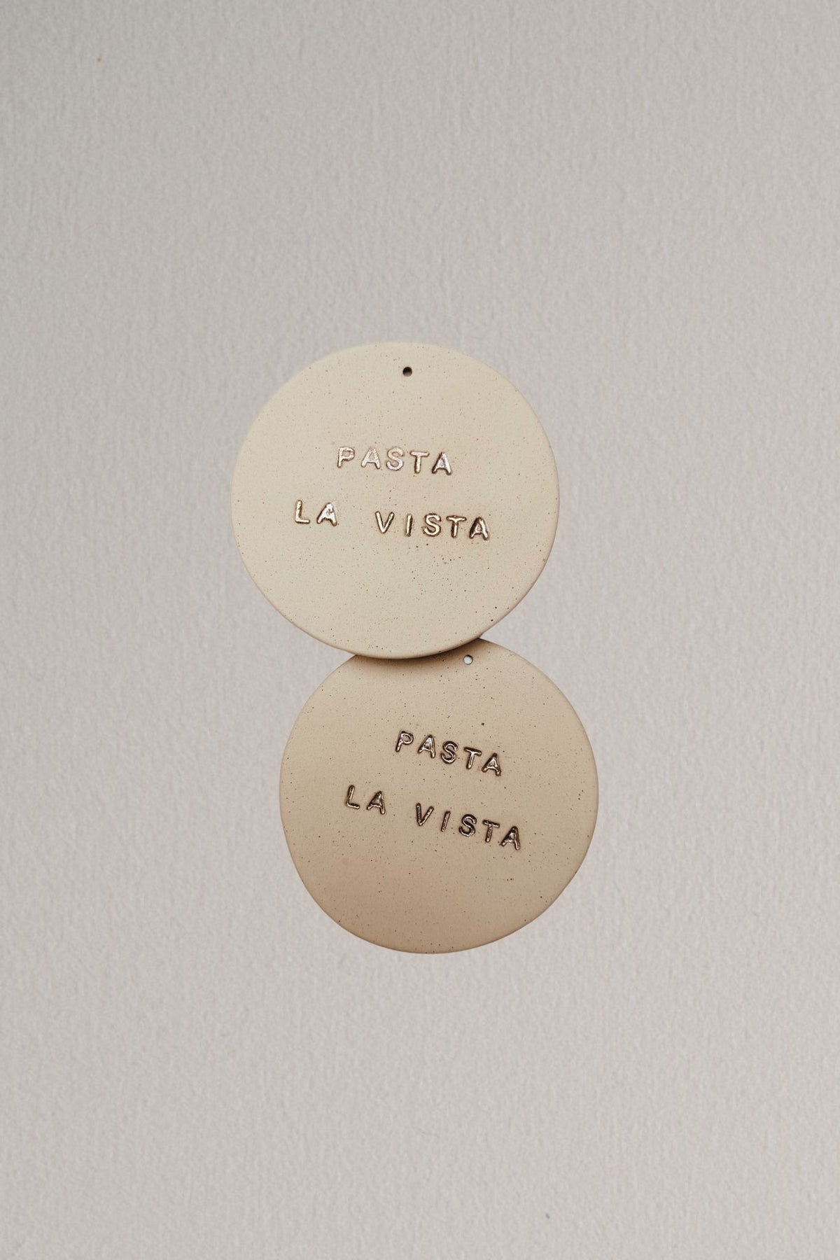 Plaquette décorative "PASTA LA VISTA"