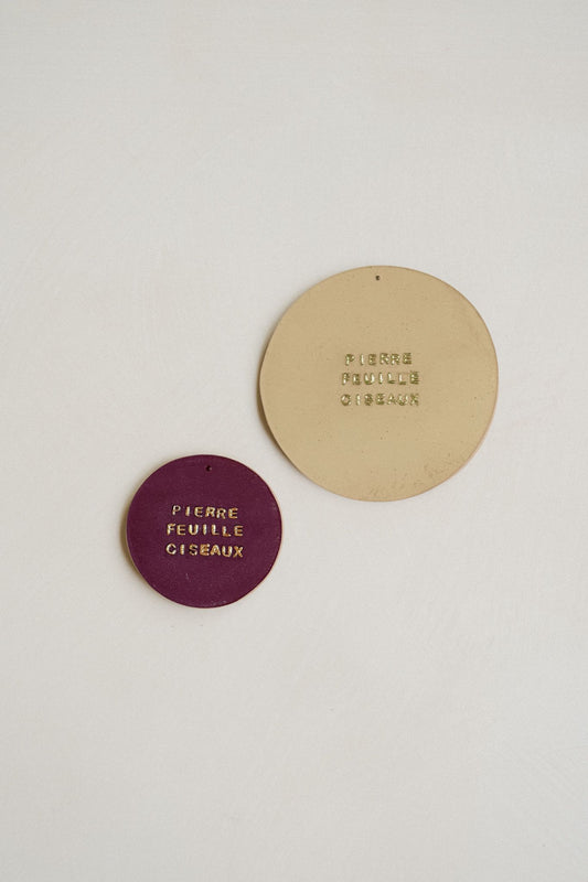 Plaquette décorative "PIERRE FEUILLE CISEAU"