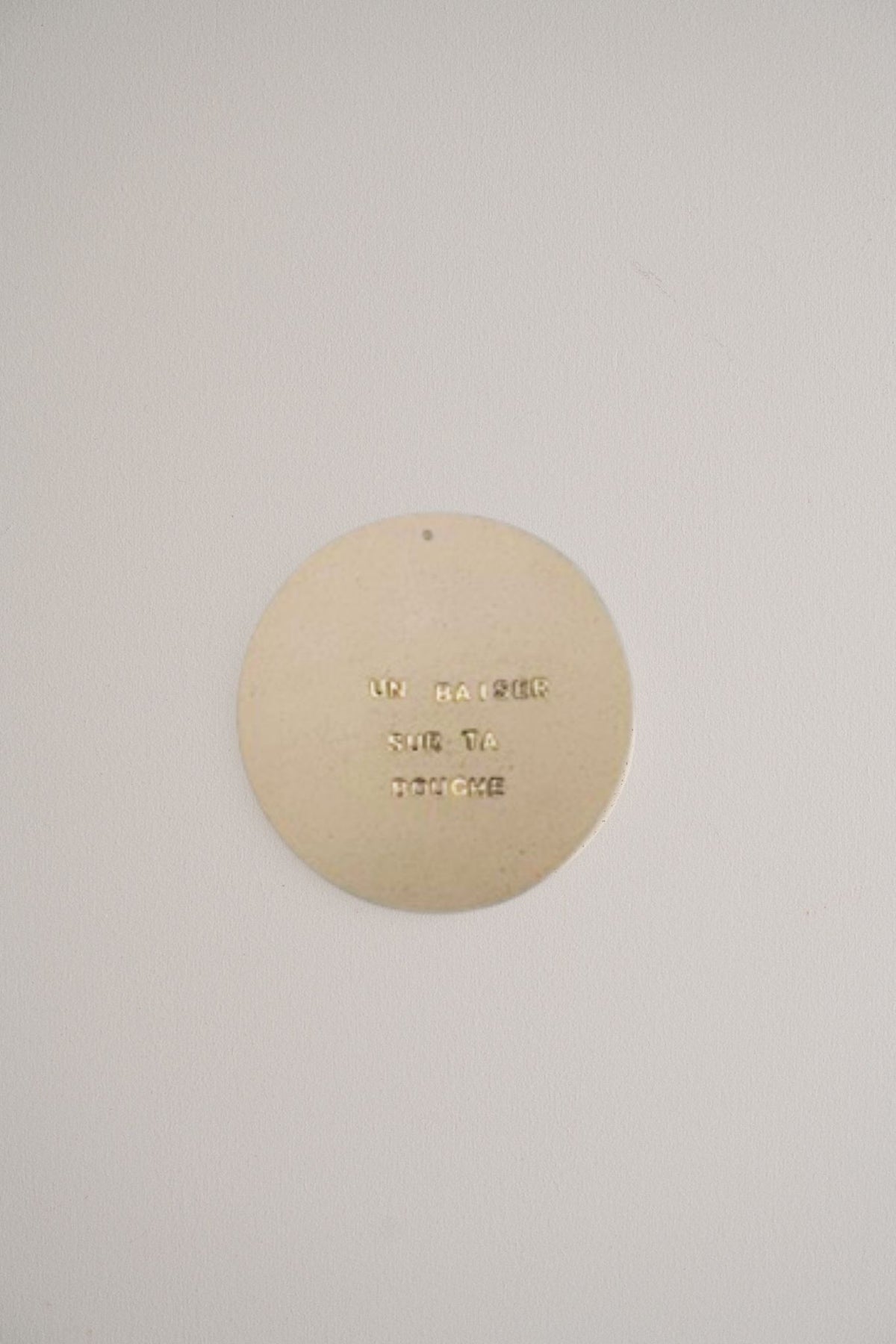 Plaquette "UN BAISER SUR TA BOUCHE"