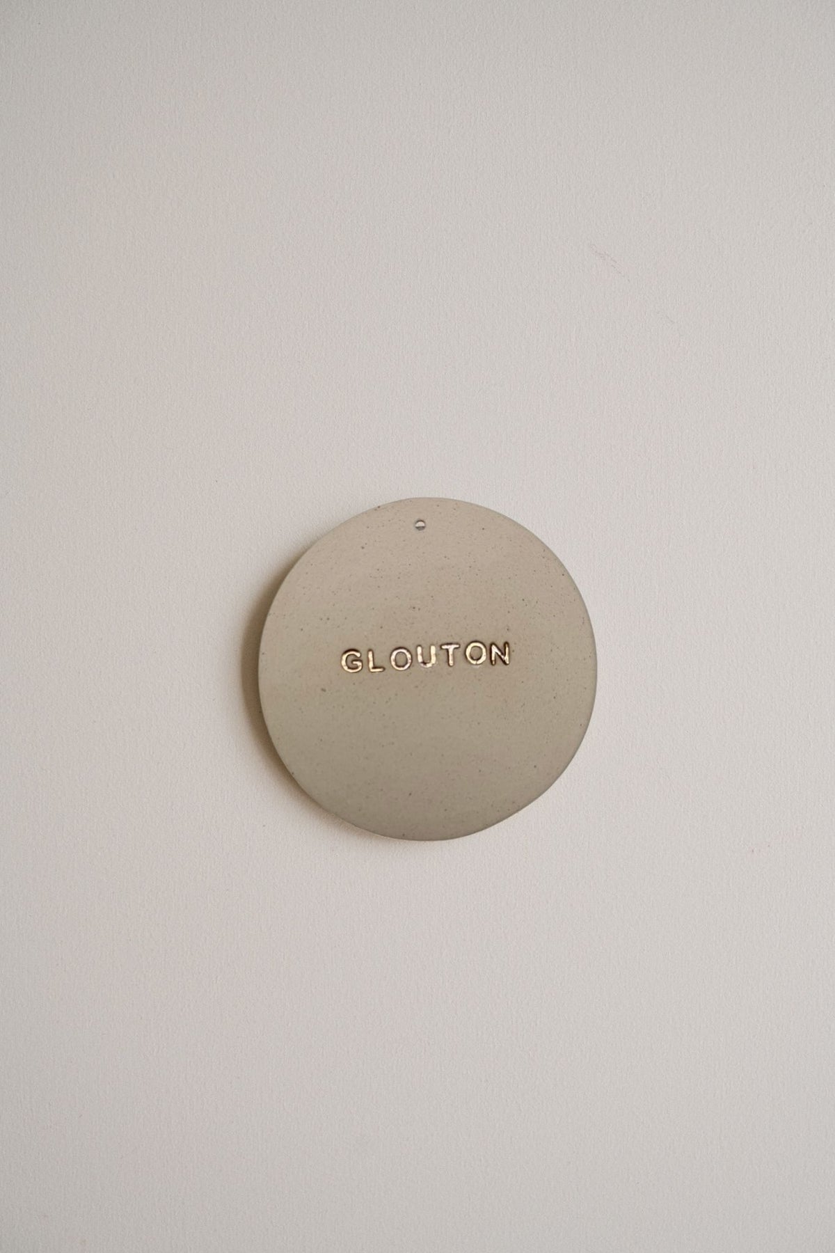 Plaquette "GLOUTON"
